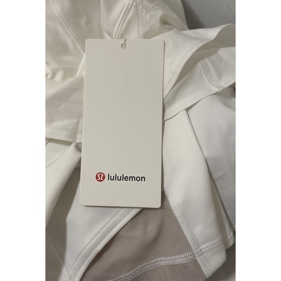 NEW wTag-LULULEMON White Court Crush Athletic Sport Tennis Dress 8 - Picture 8 of 11